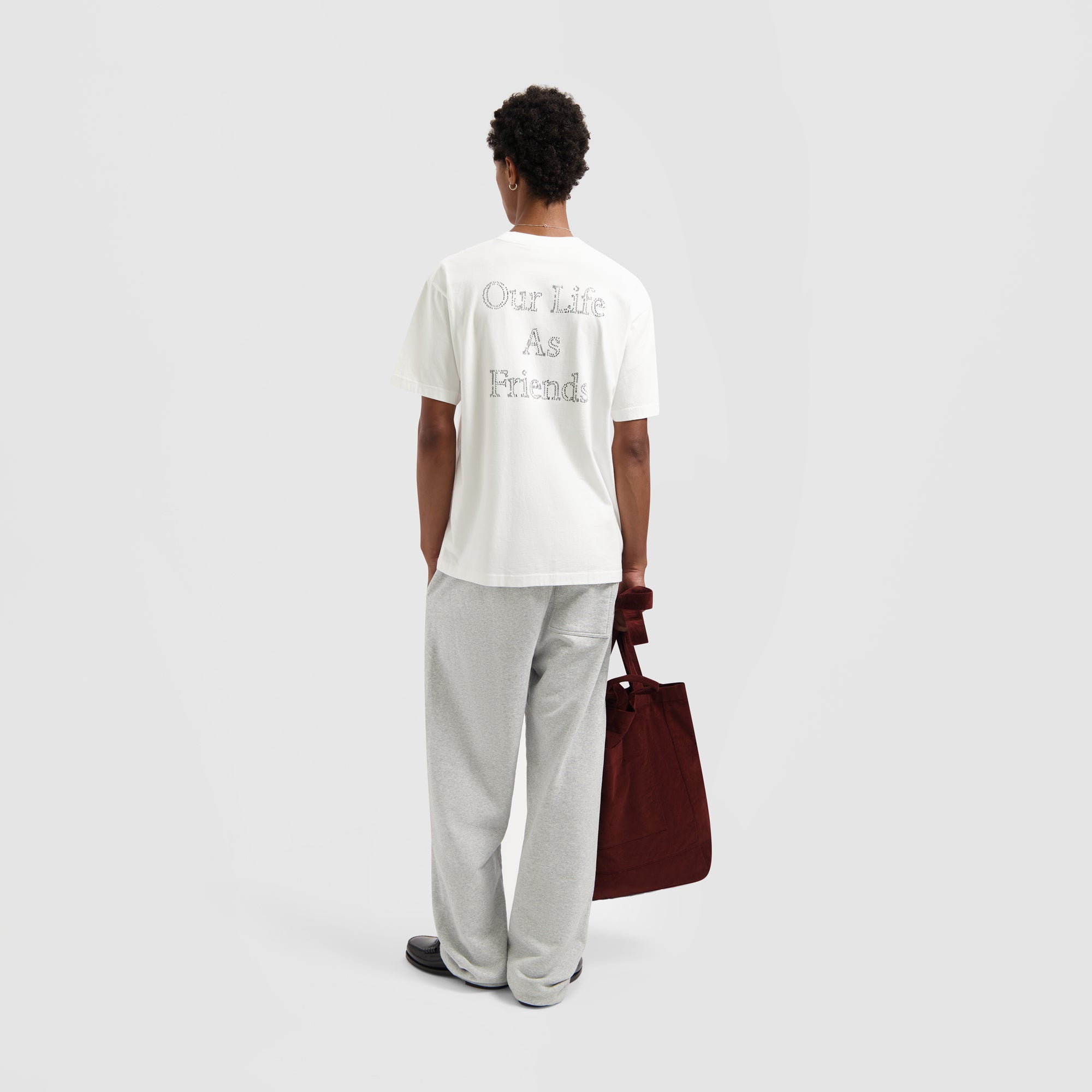 Signature Straight Leg Sweat Pant - Heather Grey