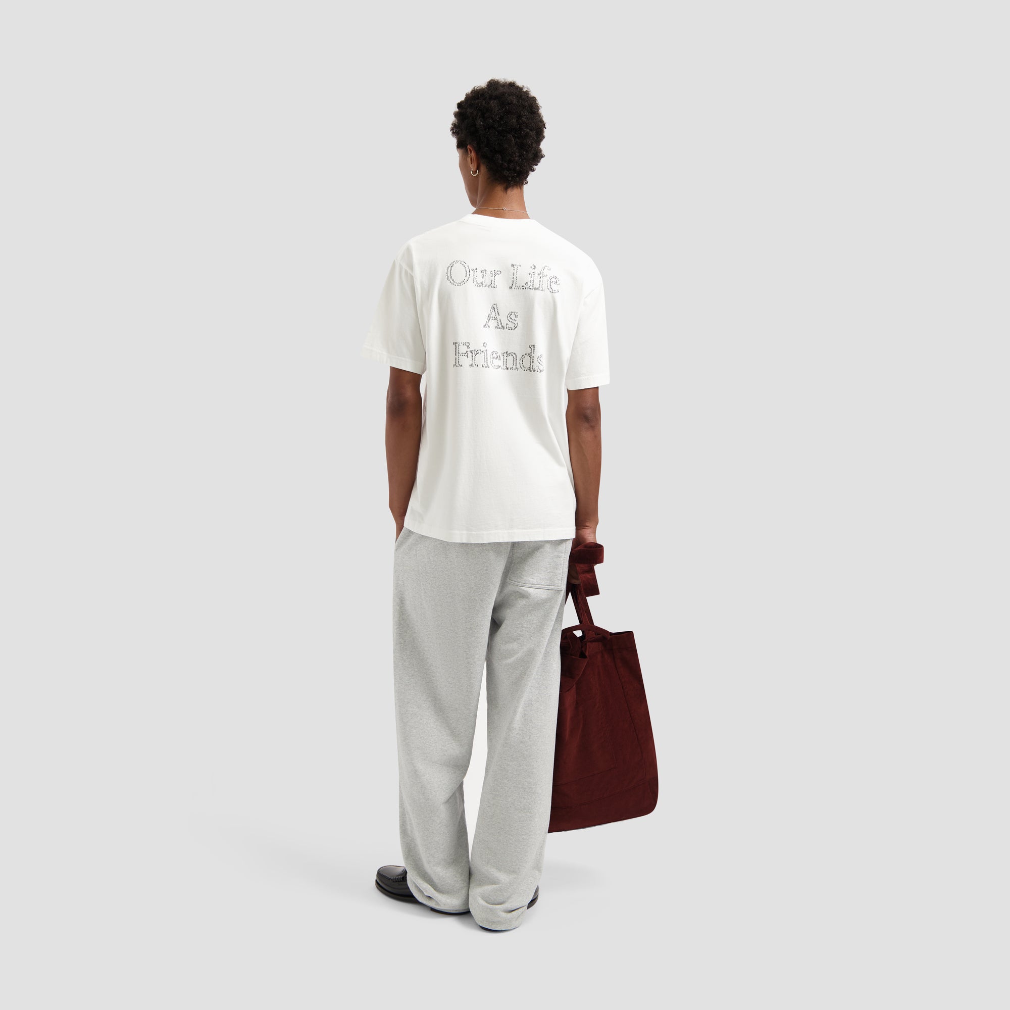 Signature Straight Leg Sweat Pant - Heather Grey