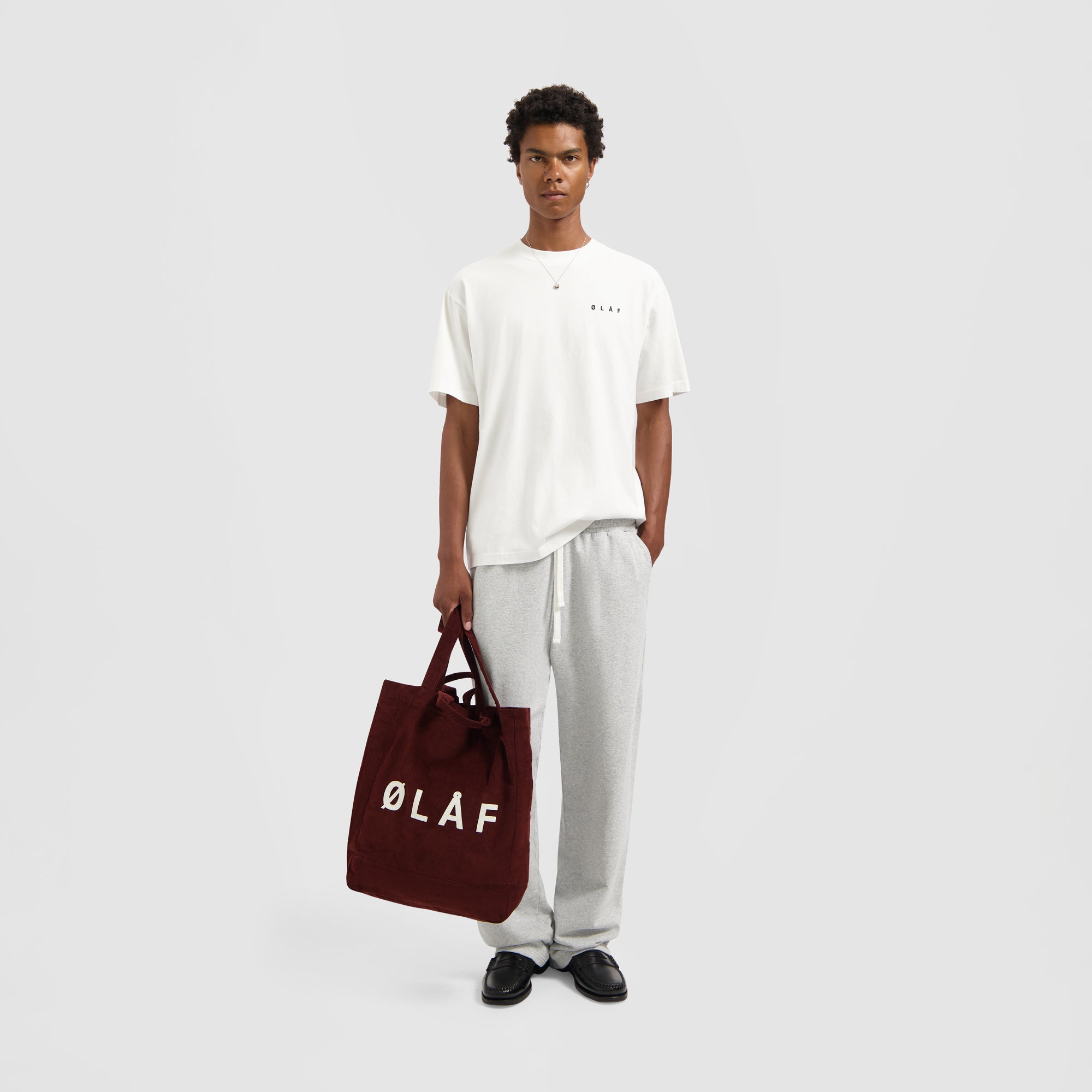 Signature Straight Leg Sweat Pant - Heather Grey