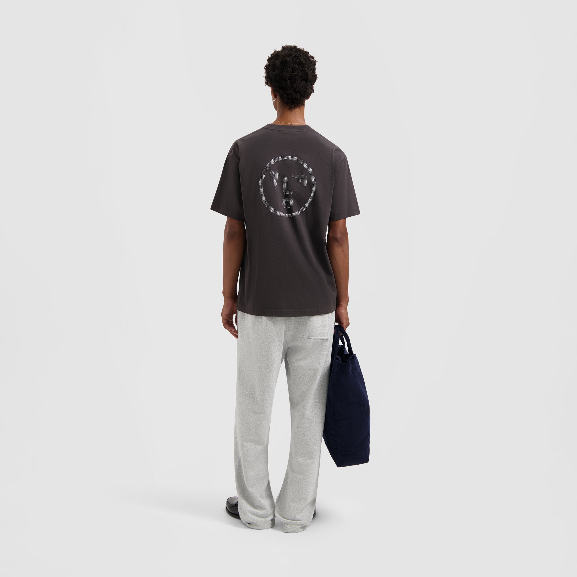 Crafted Face Tee - Charcoal
