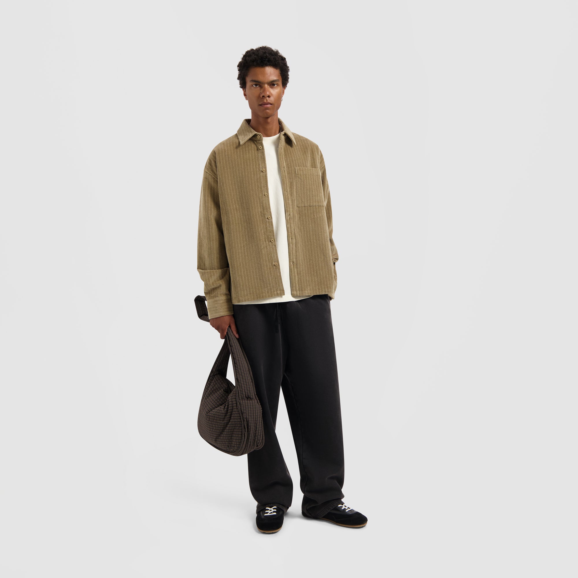 Corduroy Boxy Shirt - Foxtrot