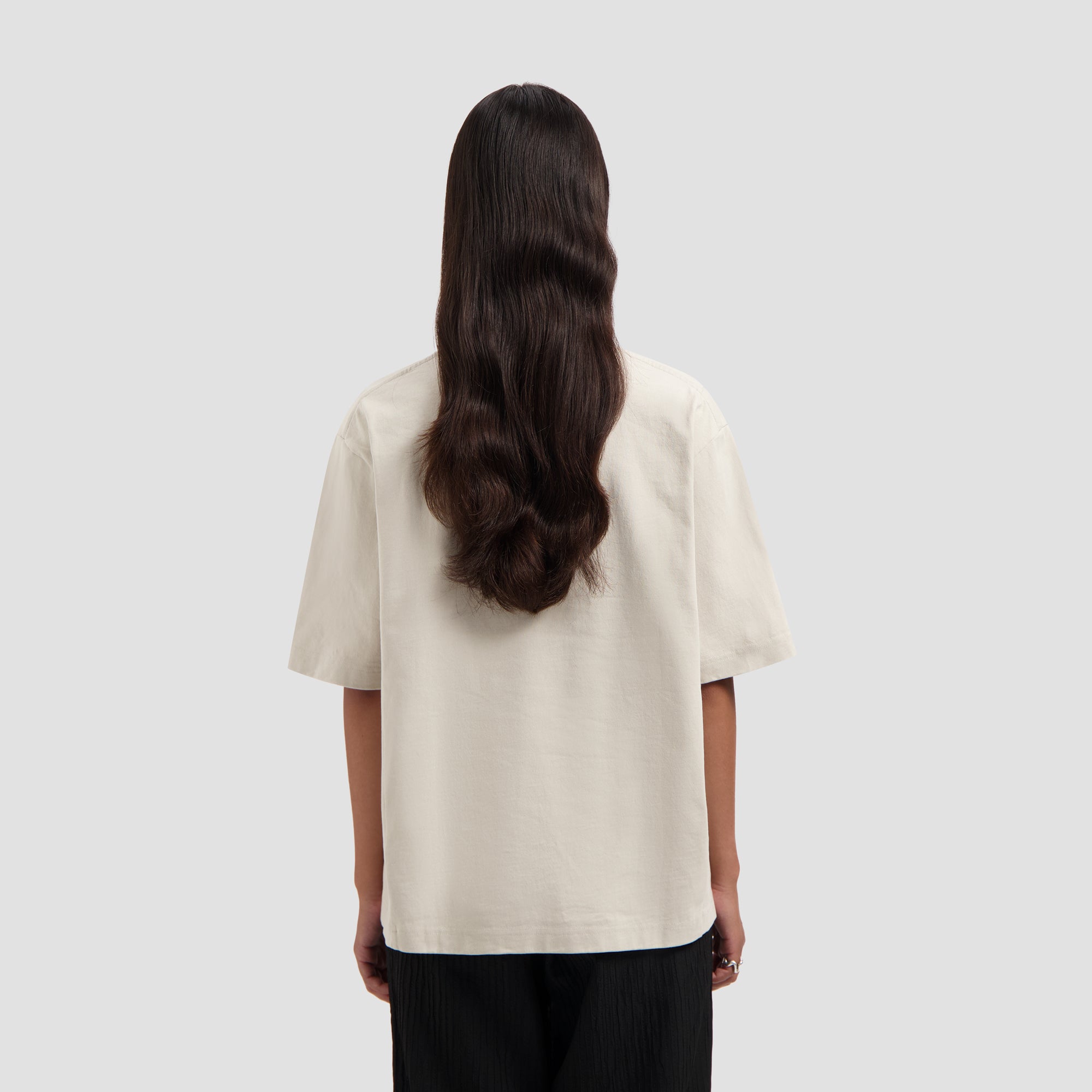 Pin Oversized Tee - Cement
