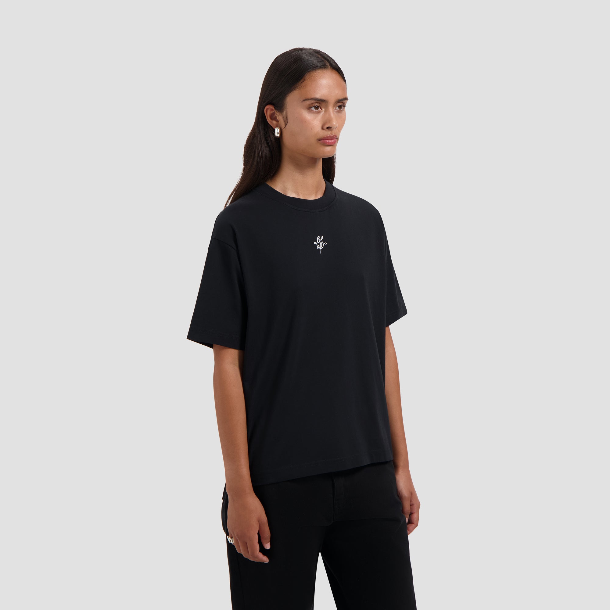 Monogram Regular Tee - Black