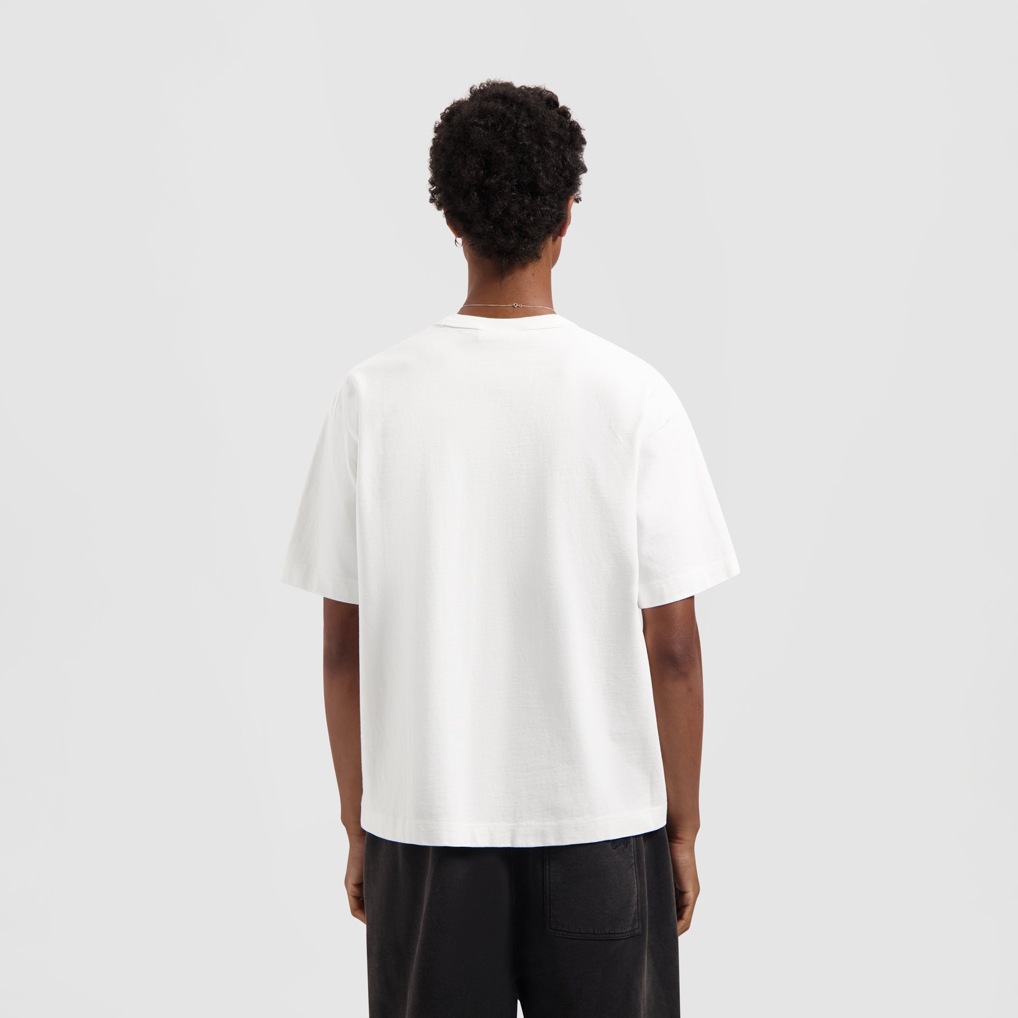 Sketched Atelier Tee - Optical White
