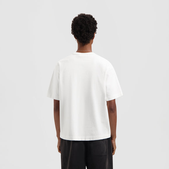 Sketched Atelier Tee - Optical White