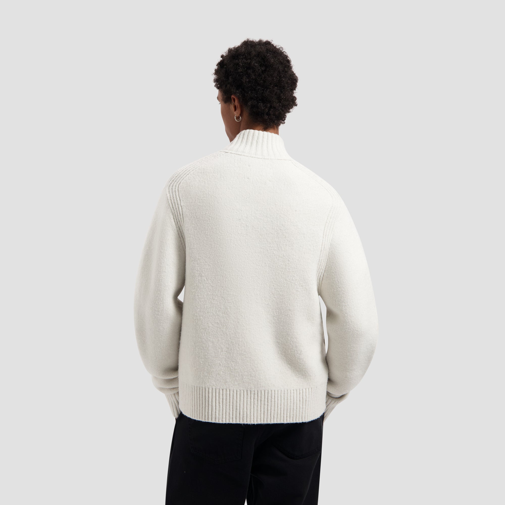 Zip Knitted Mock Neck – OLAF
