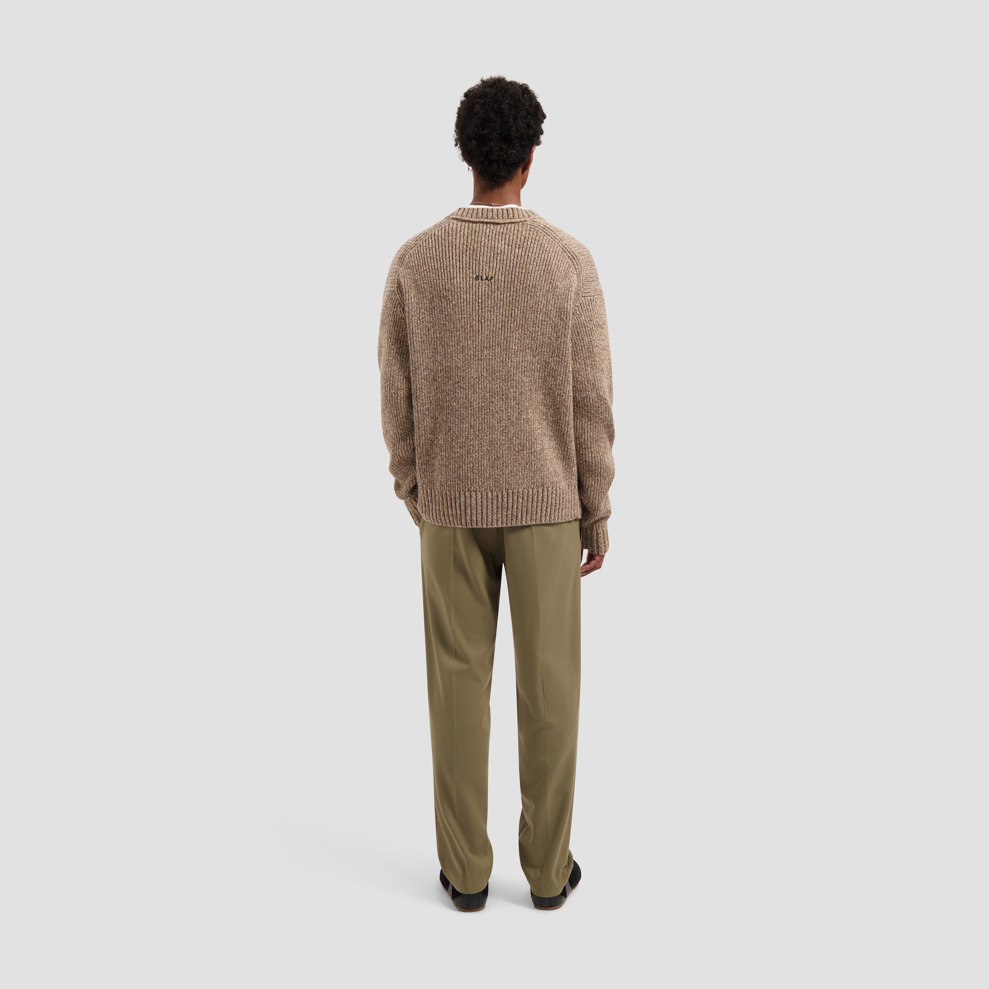Slim Elasticated Pant - Olive Night