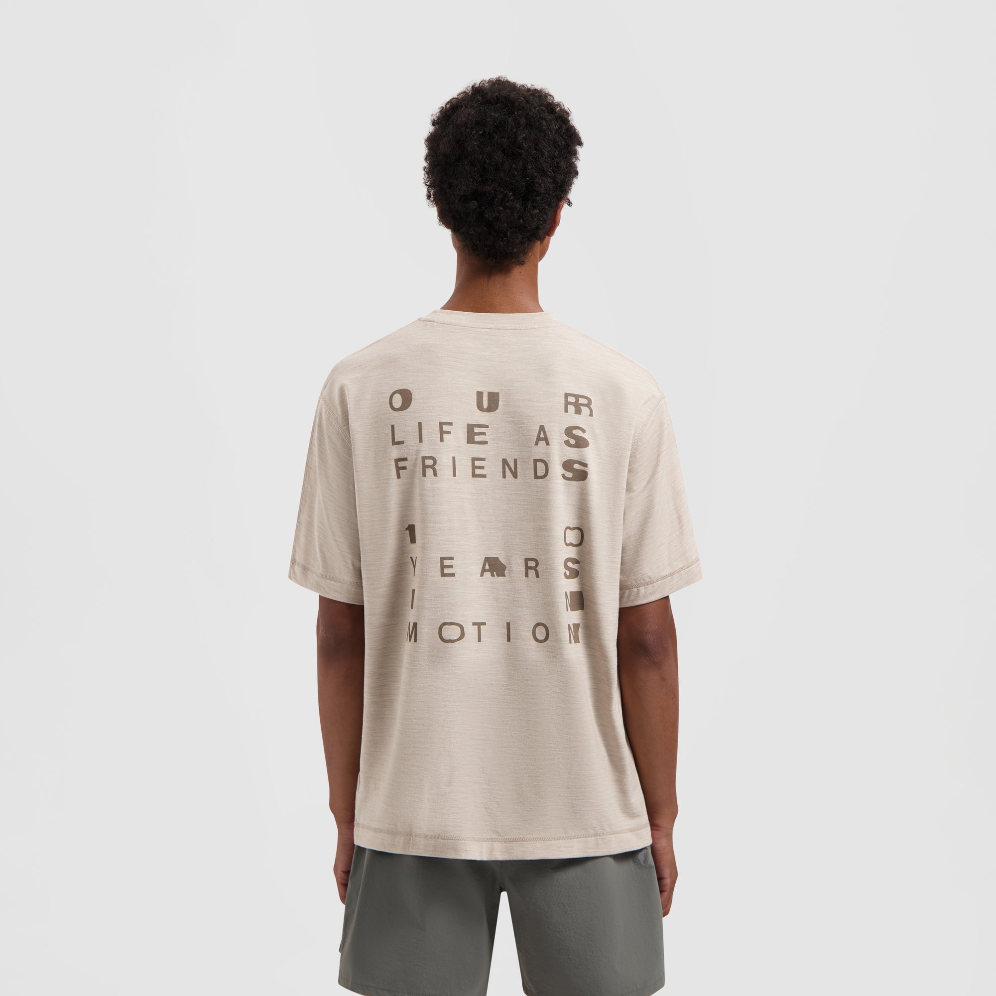 10 Year Graphic Boxy Tee - Cobblestone