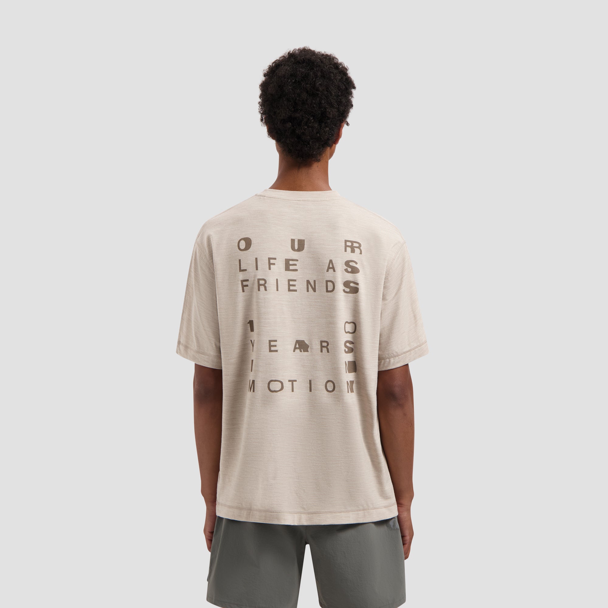 10 Year Graphic Boxy Tee - Cobblestone
