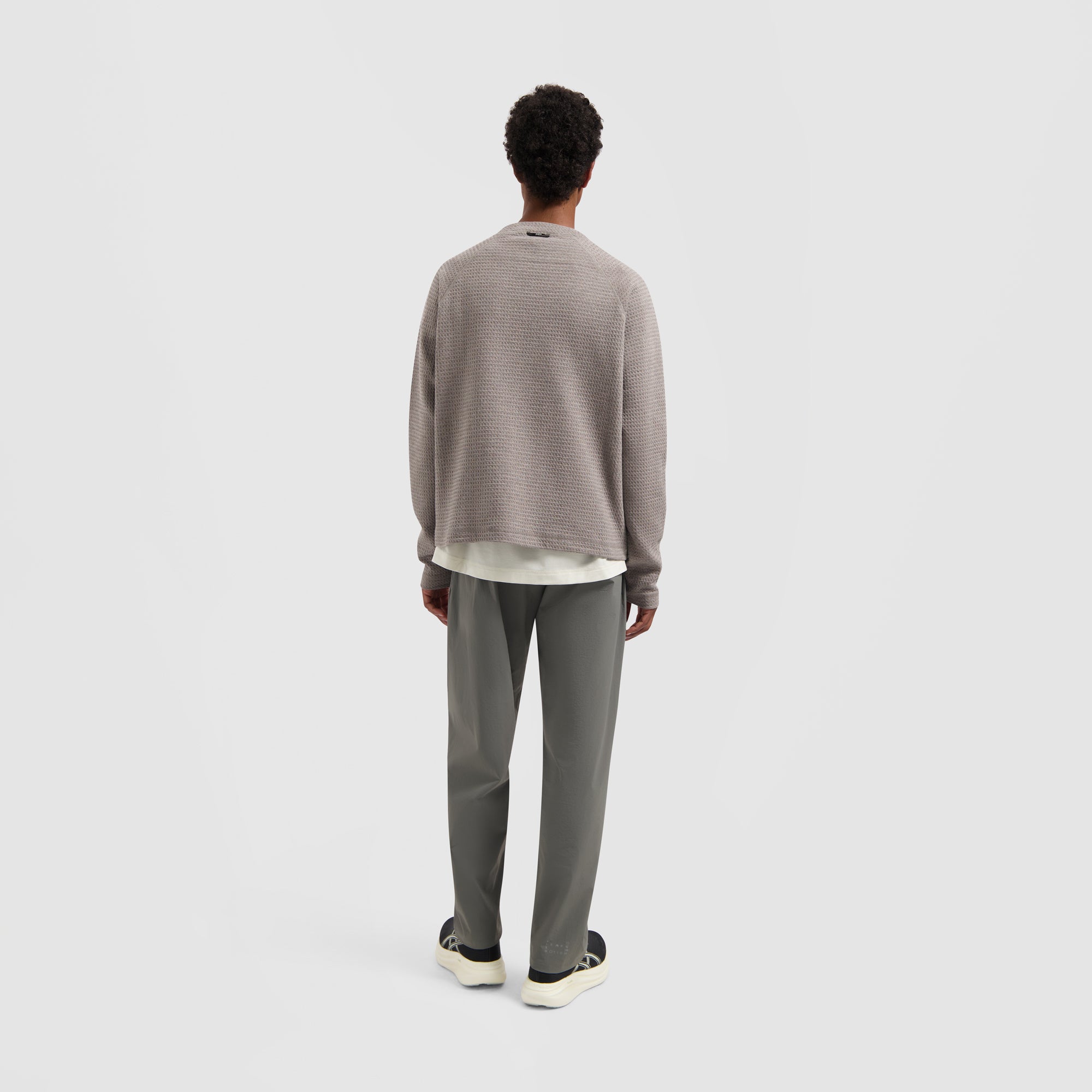 10 Year Textured Crewneck - Greige