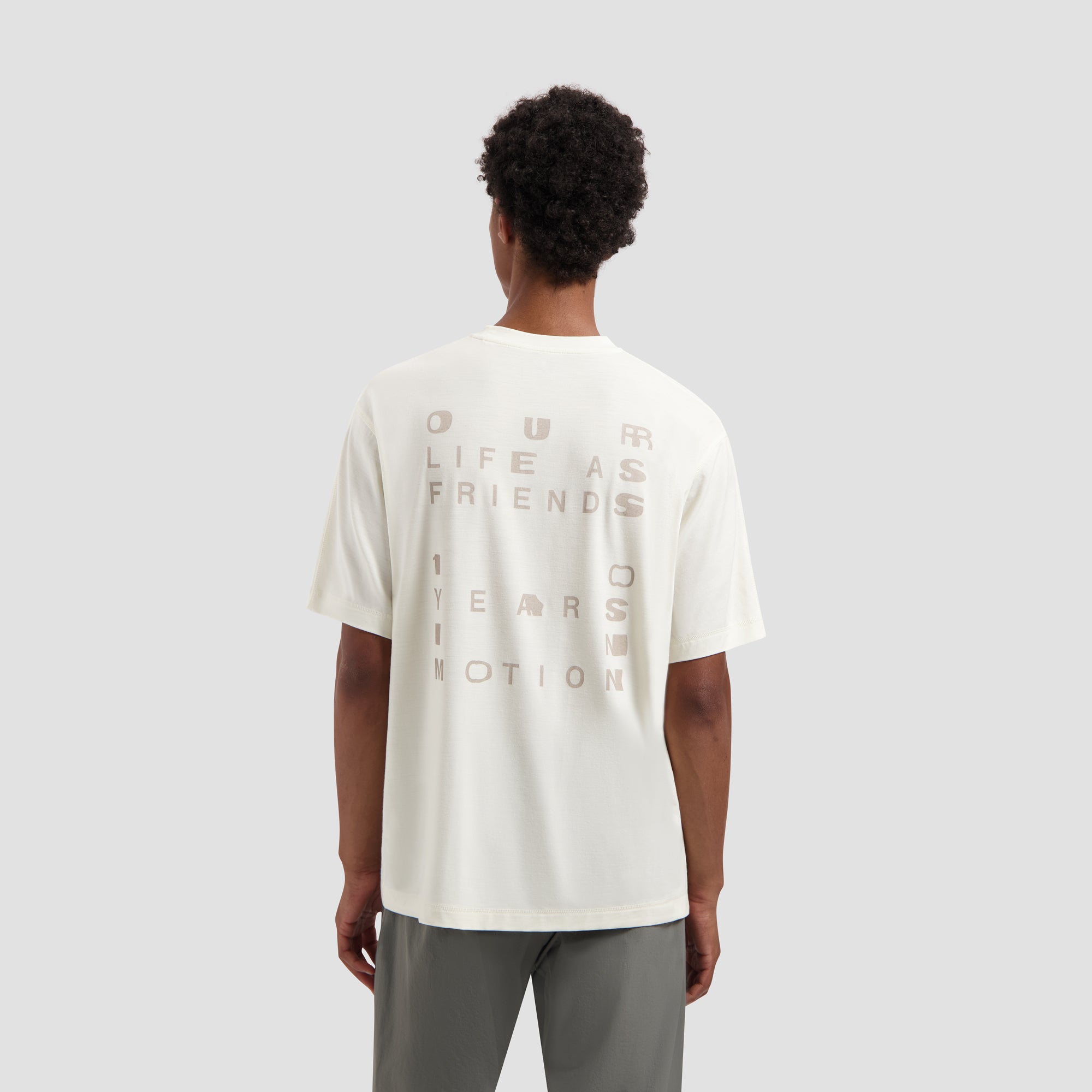 10 Year Graphic Boxy Tee - White