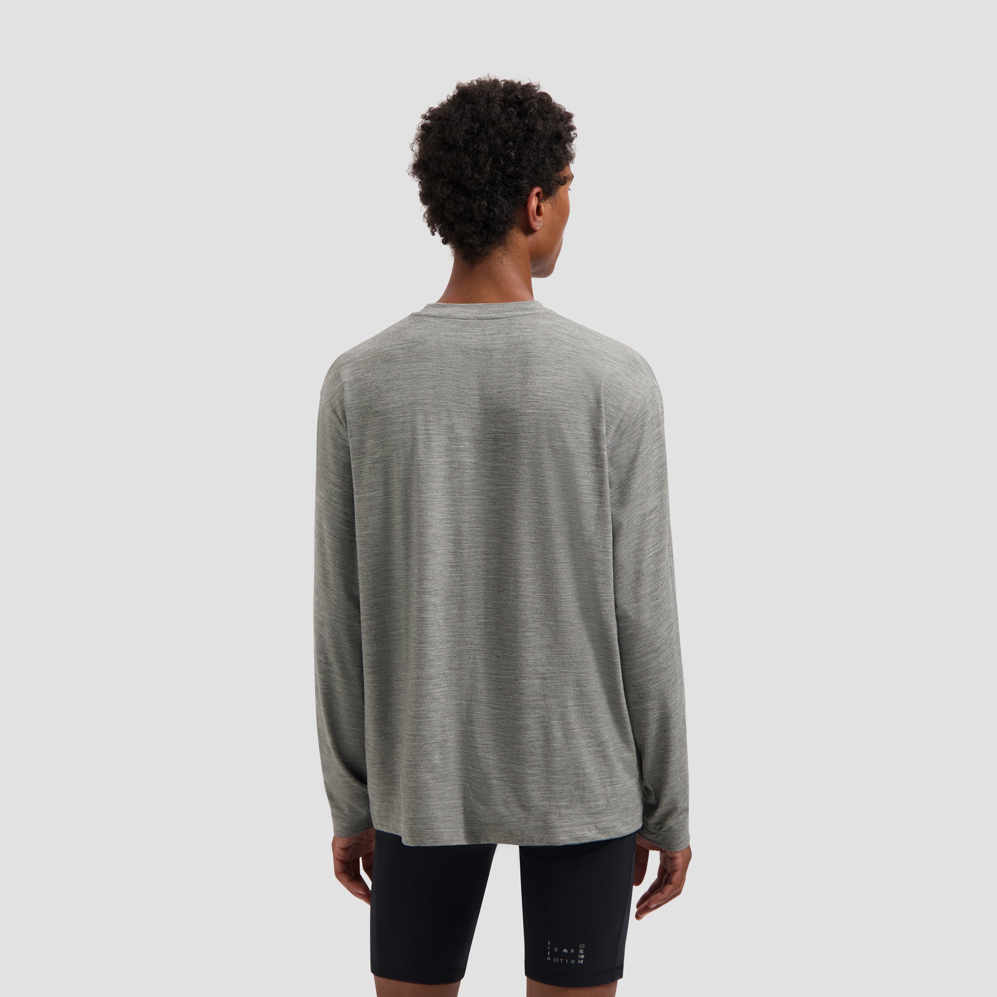 10 Year Boxy LS Tee - Charcoal