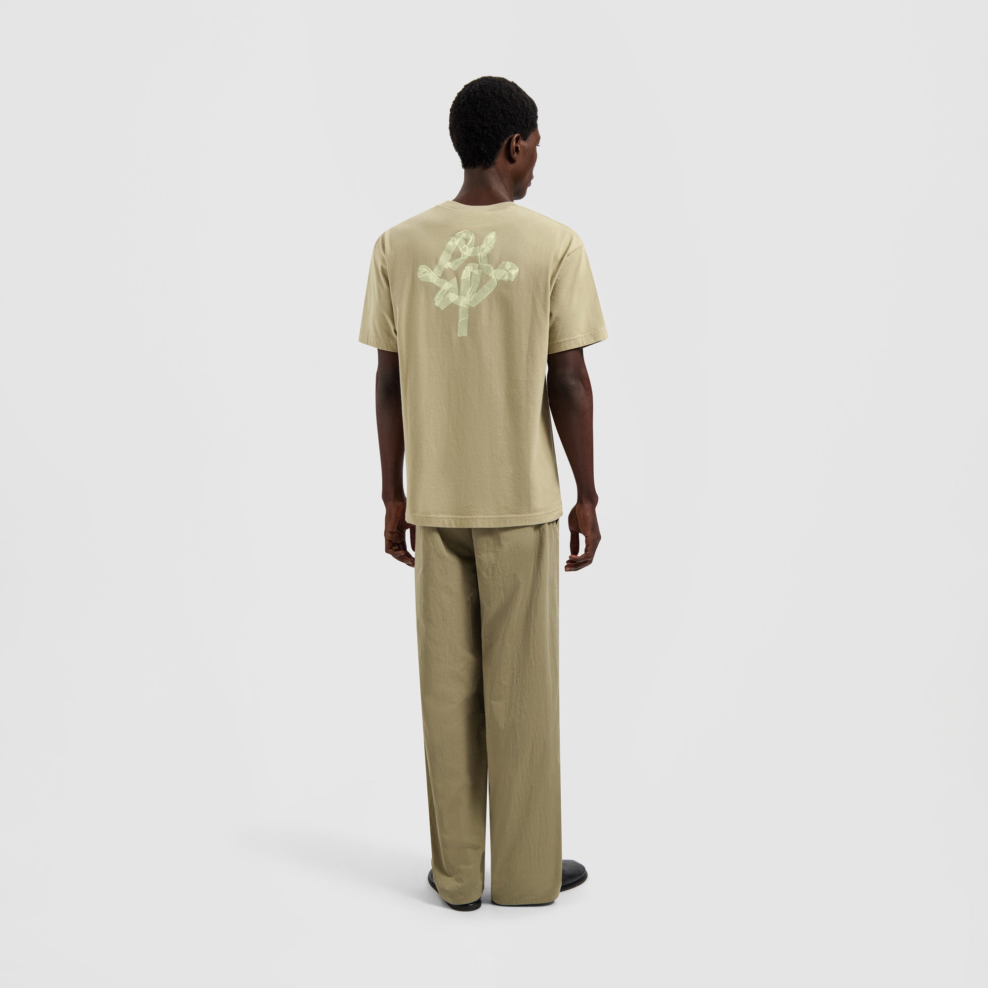 Taped Monogram SS Tee - Treehouse