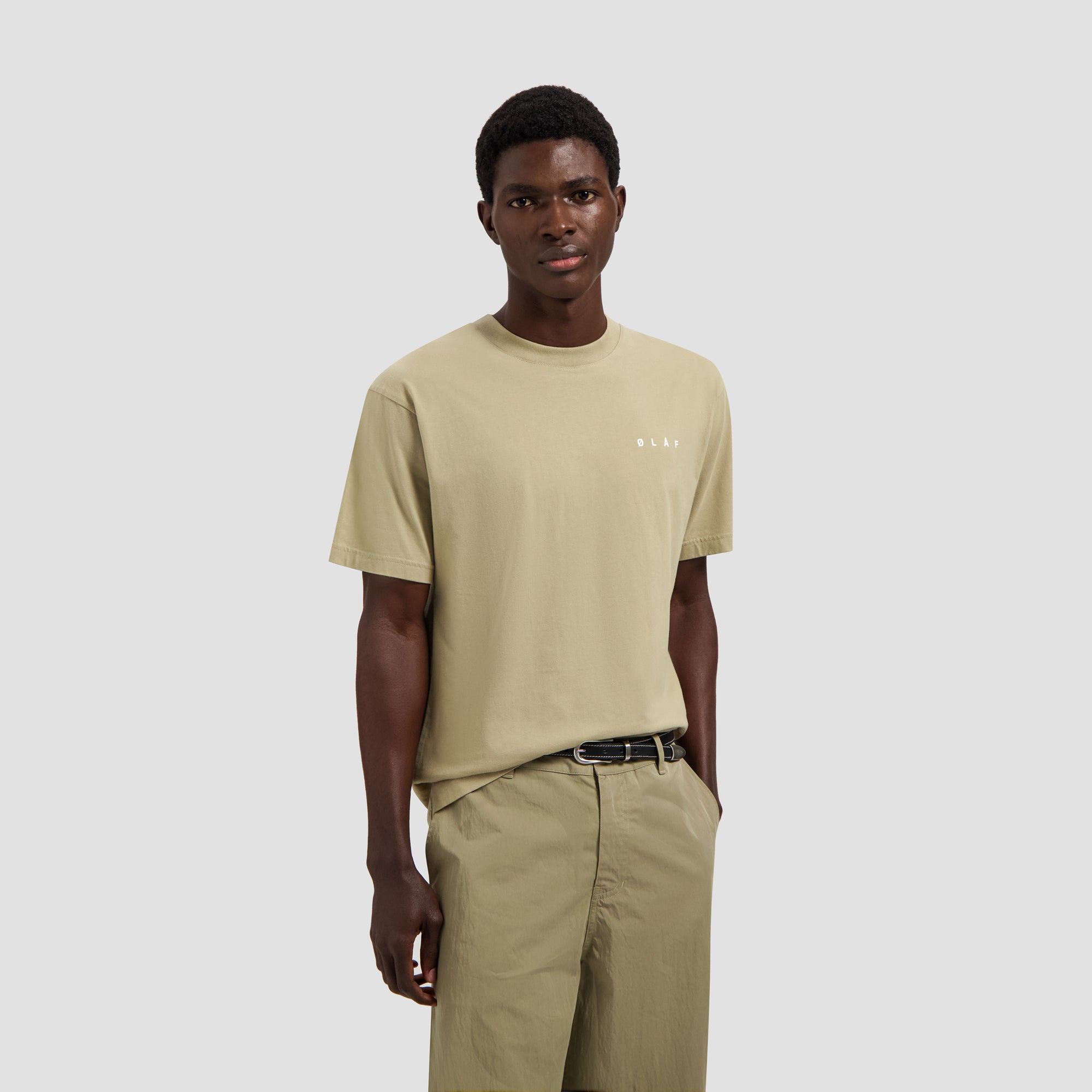 Taped Monogram SS Tee - Treehouse