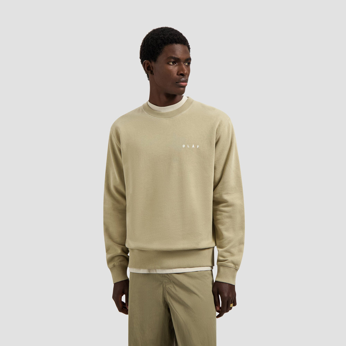 BRUSHSTROKE FACE CREWNECK | TREEHOUSE