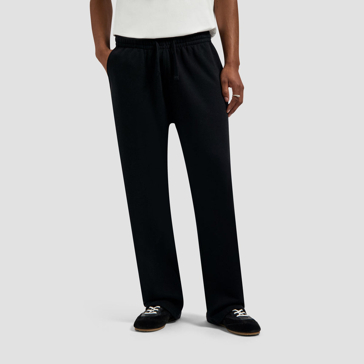SIGNATURE STRAIGHT LEG SWEATPANT | BLACK