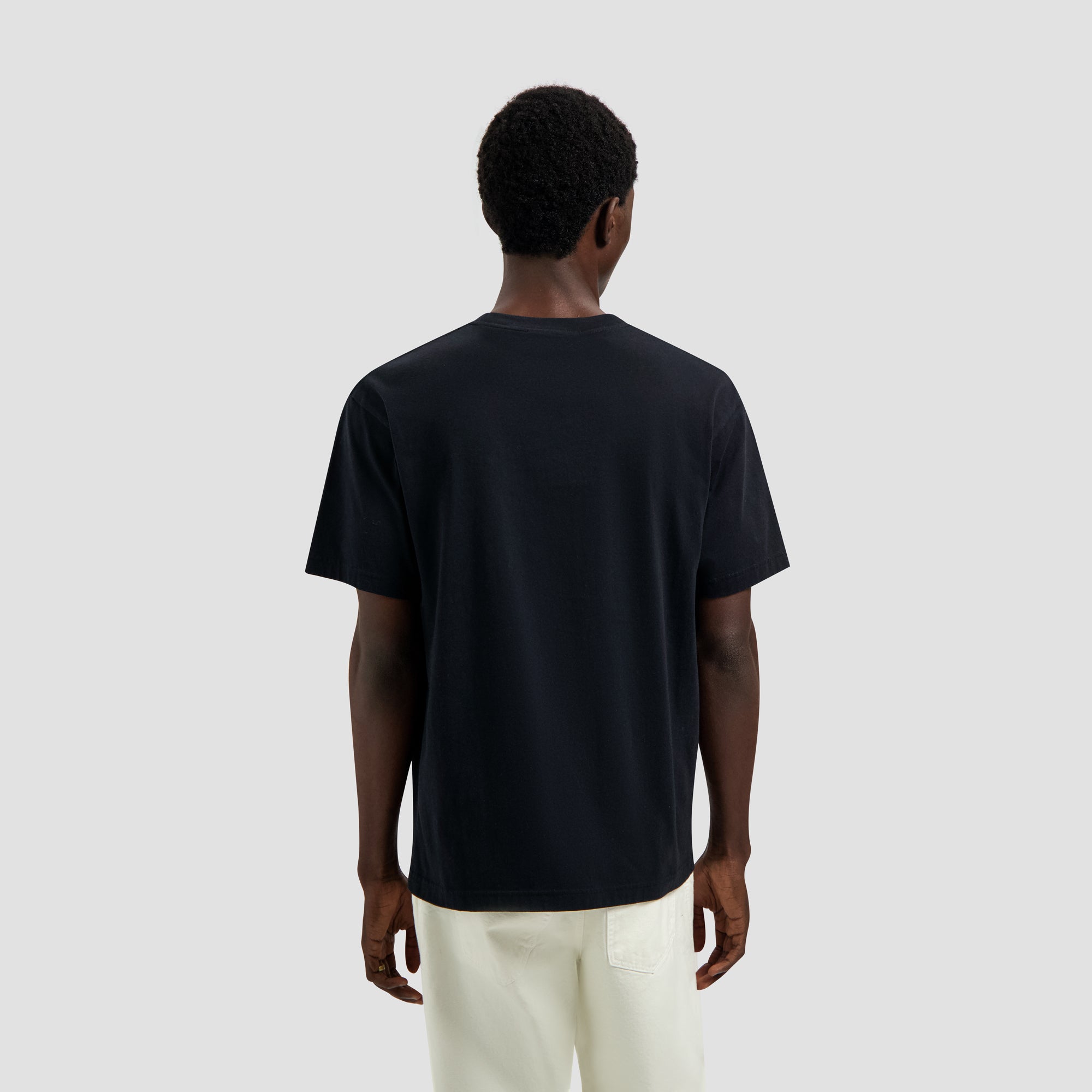 Taped Ladder SS Tee - Black