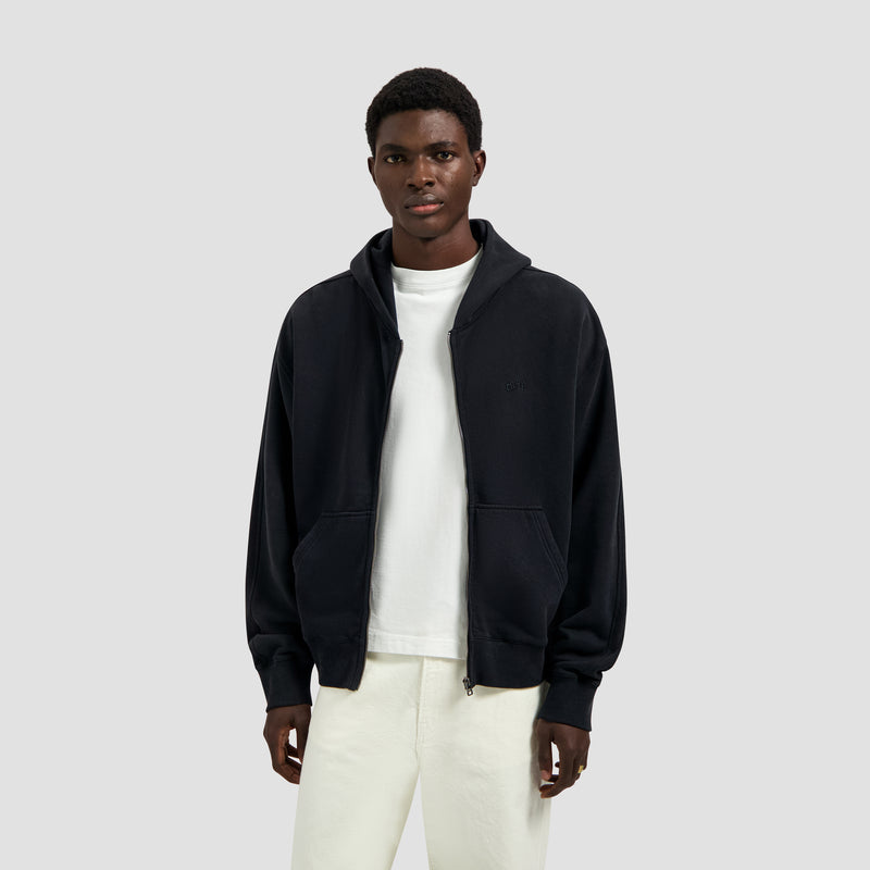 Signature Zip Hoodie - Black