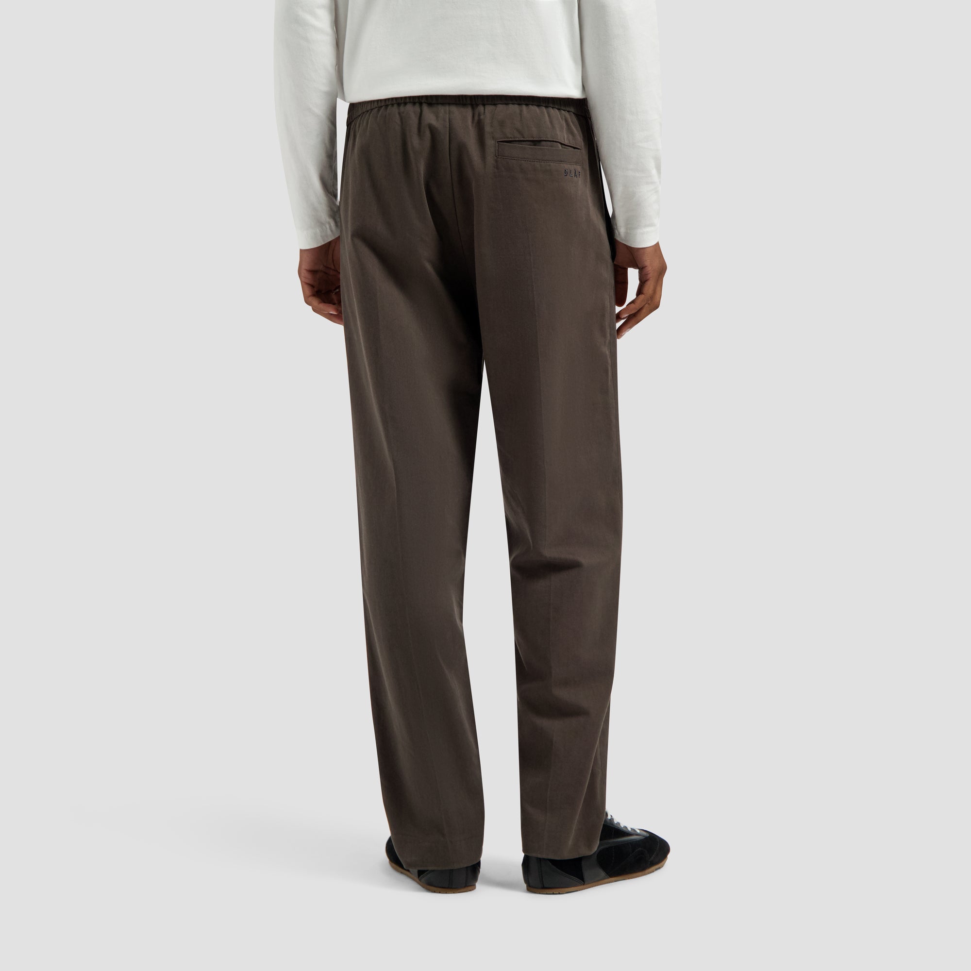 Slim Elasticated Pant - Charcoal