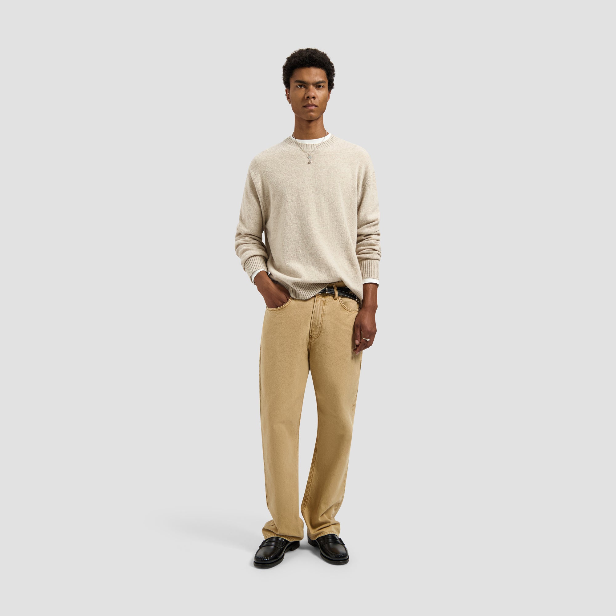 Regular Washed Canvas Pant - Medal Bronze