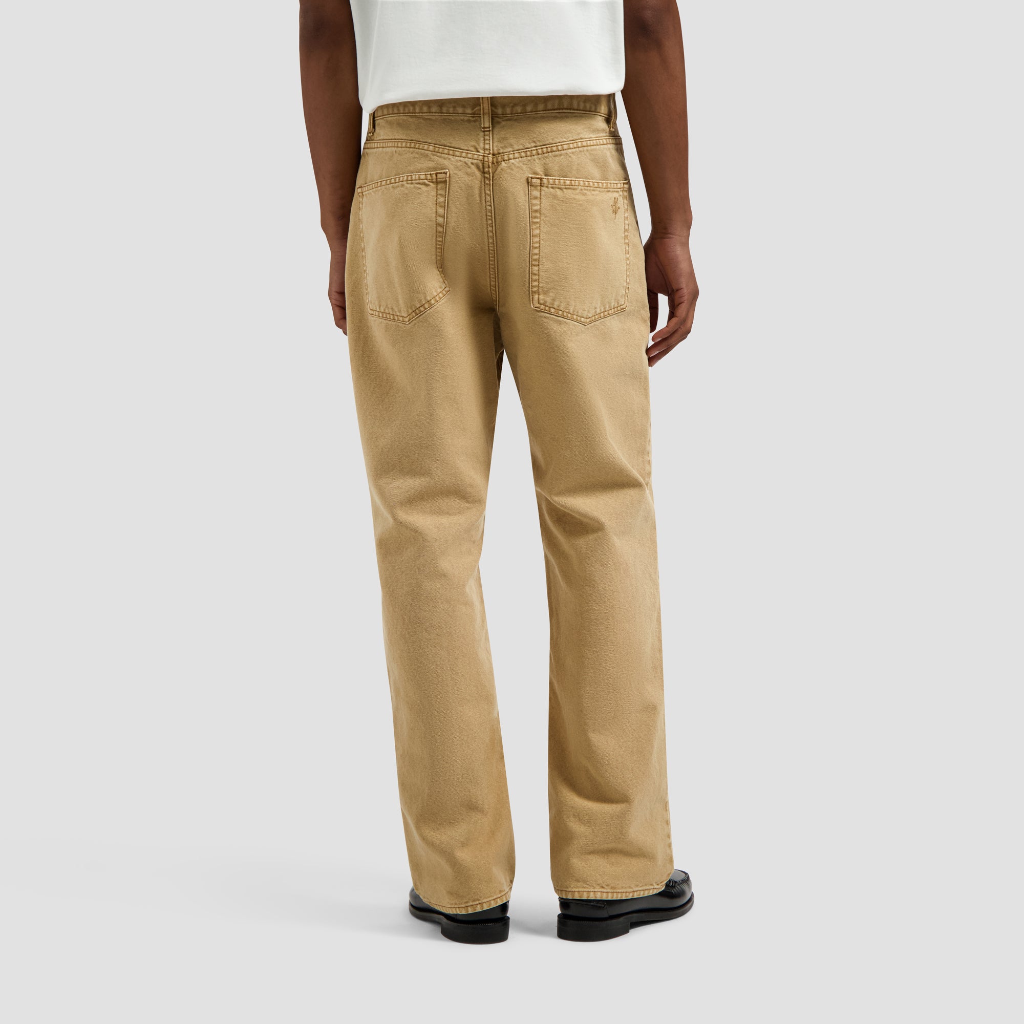 Regular Washed Canvas Pant - Medal Bronze