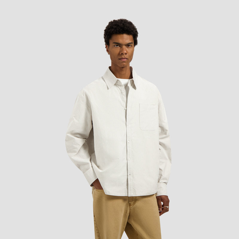Oversized Stripe Oxford Shirt - Treehouse