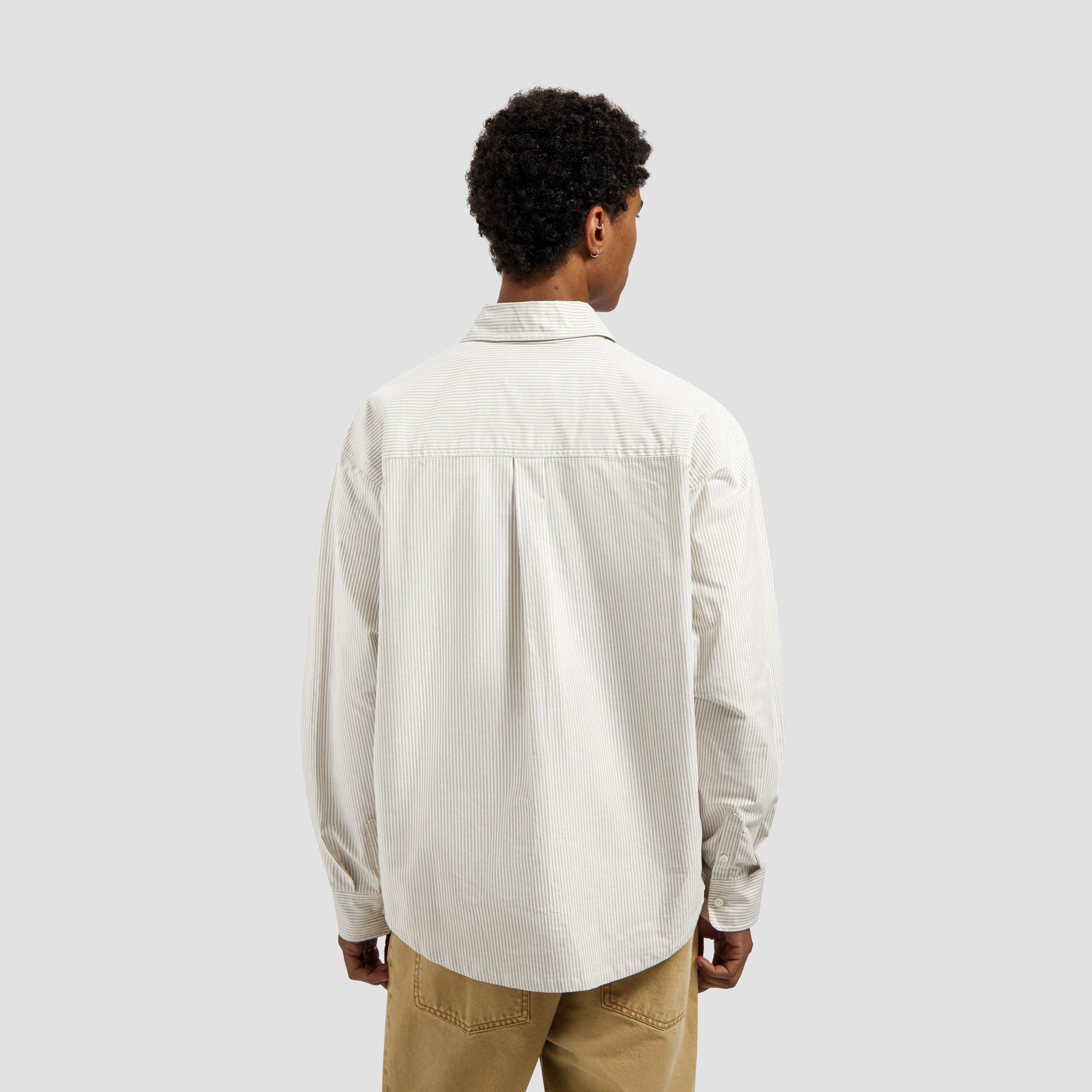 Oversized Stripe Oxford Shirt - Treehouse