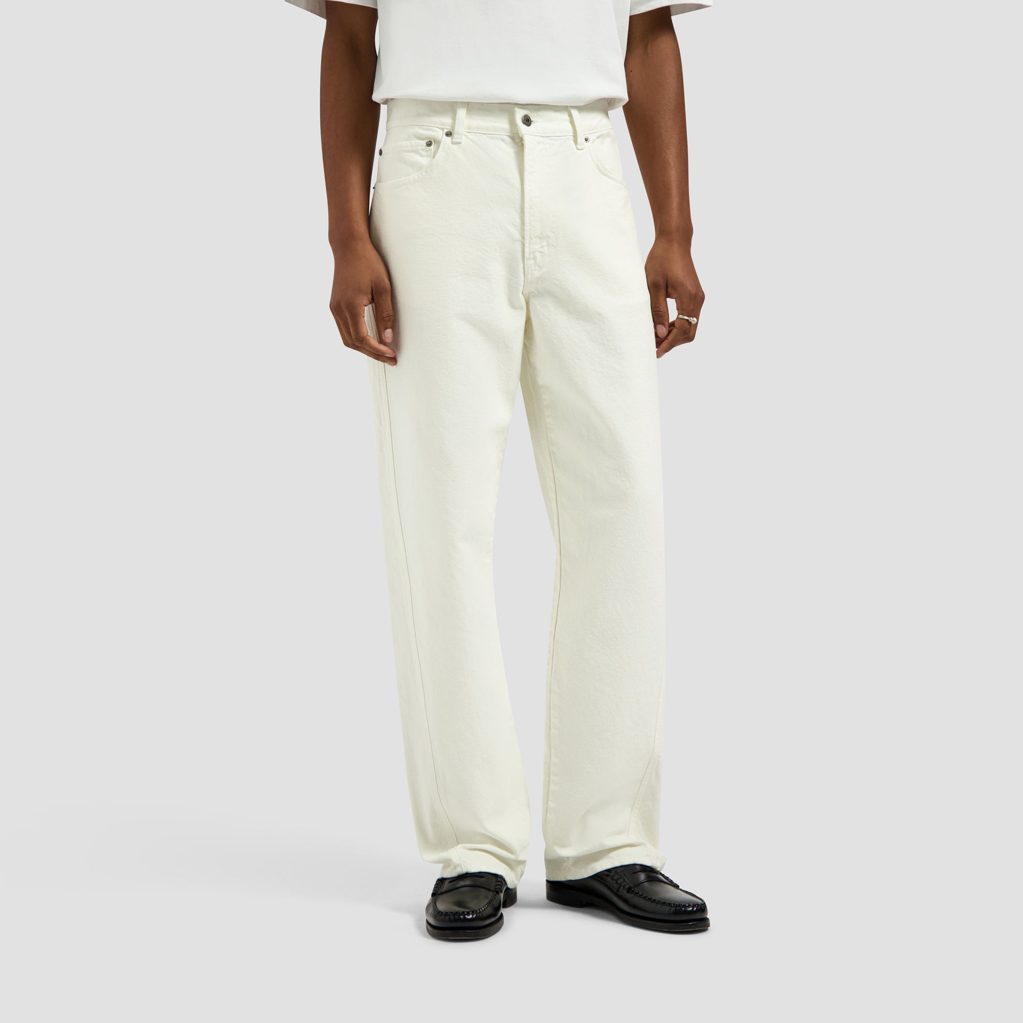Relaxed Canvas Pant - Off White