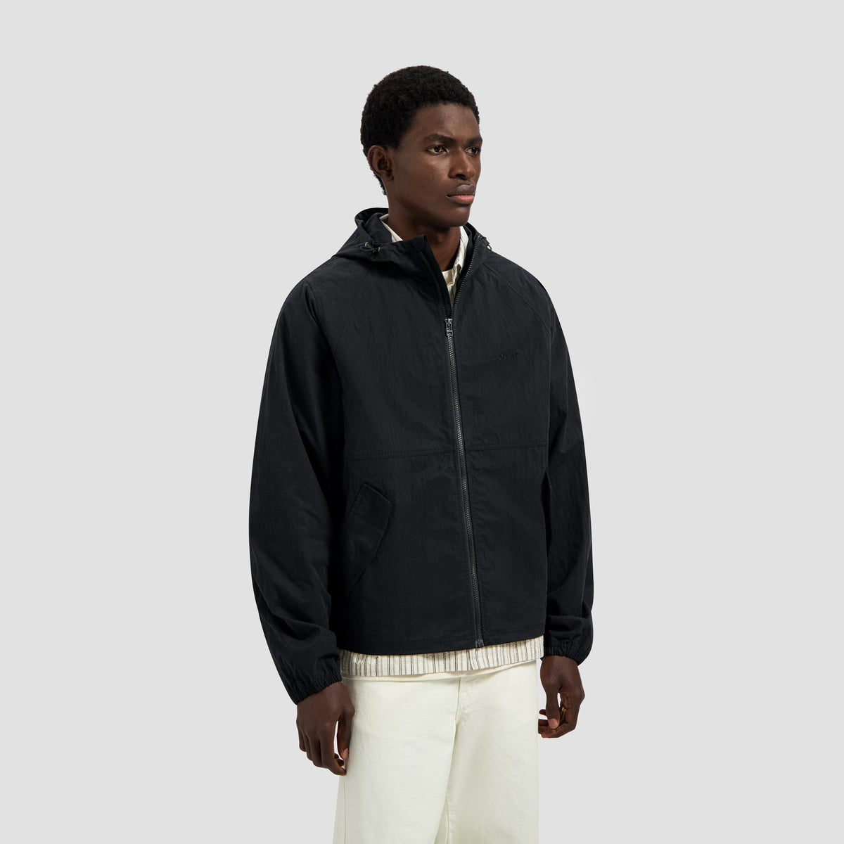 TECHNICAL TWILL WINDBREAKER | CHARCOAL