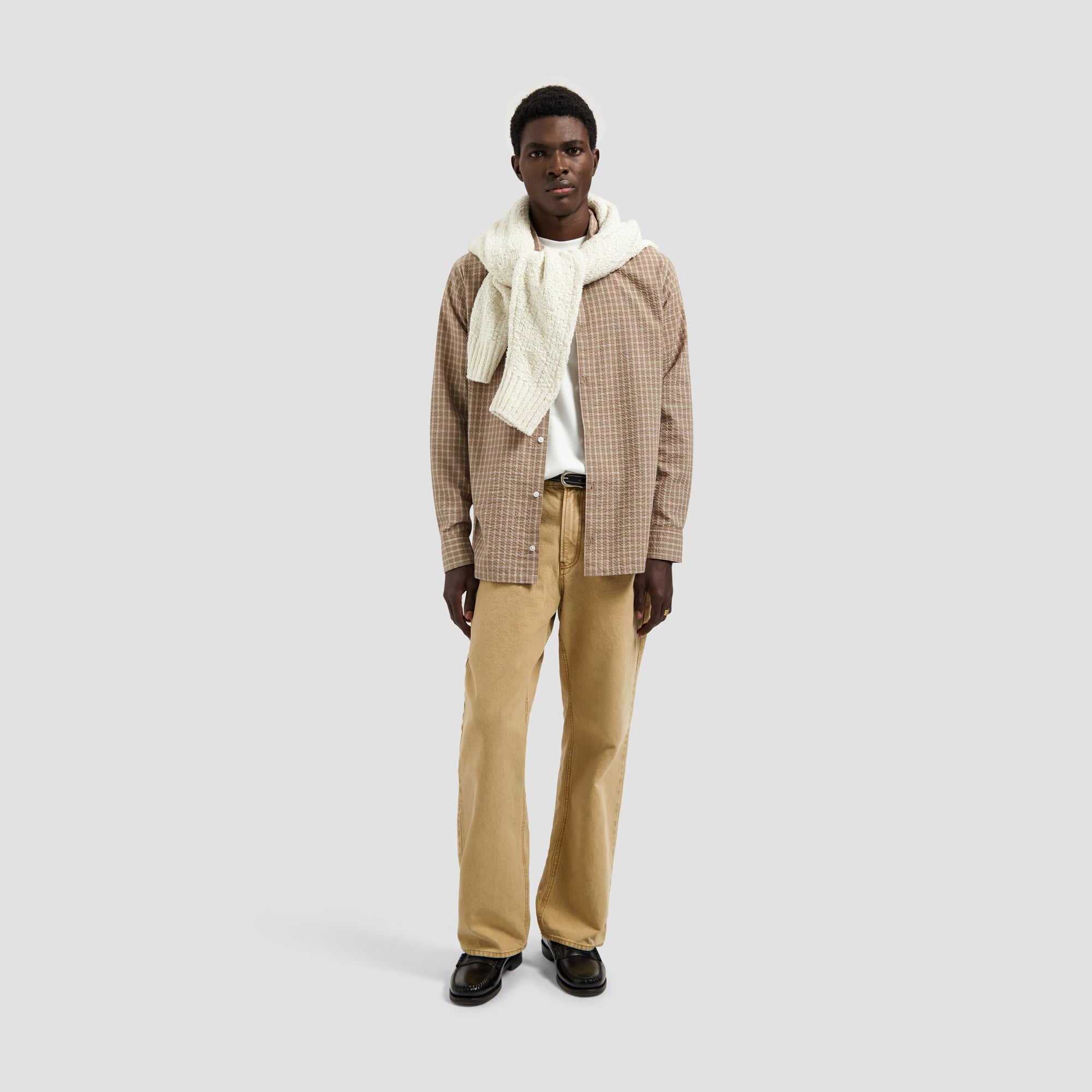 Checked Seersucker LS Shirt - Treehouse