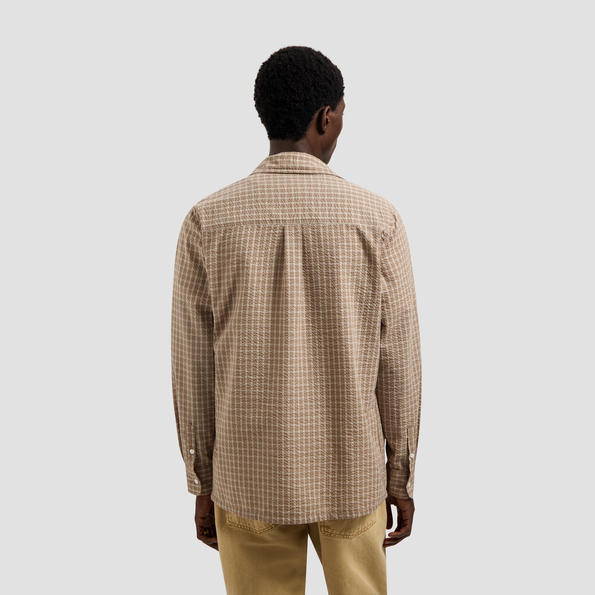 Checked Seersucker LS Shirt - Treehouse