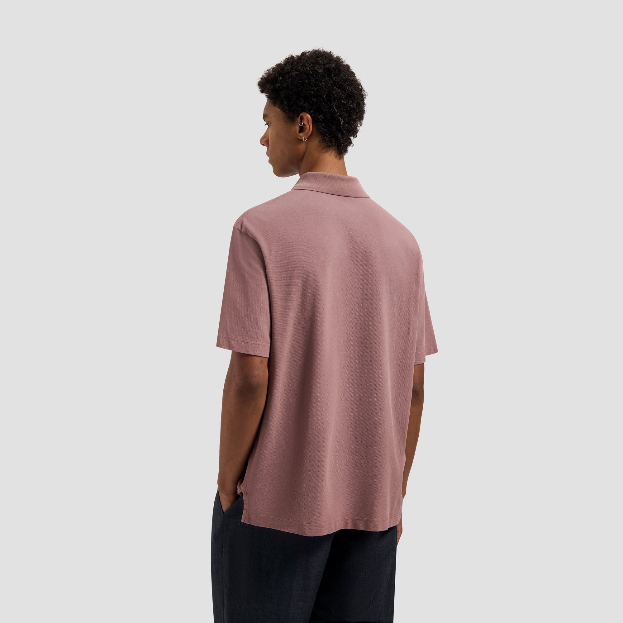 Signature Pique Polo - Twilight Mauve