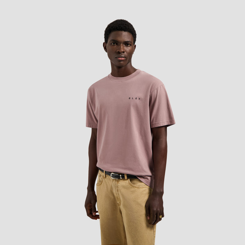 Paintbrush Graphic Tee - Twilight Mauve