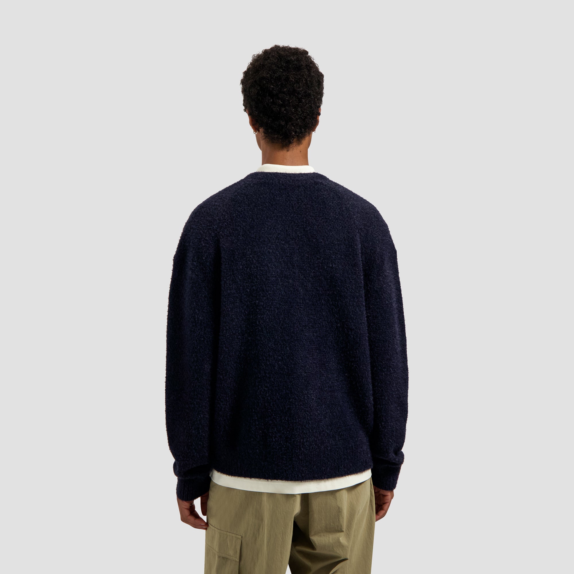 Signature Knitted Cardigan - Navy