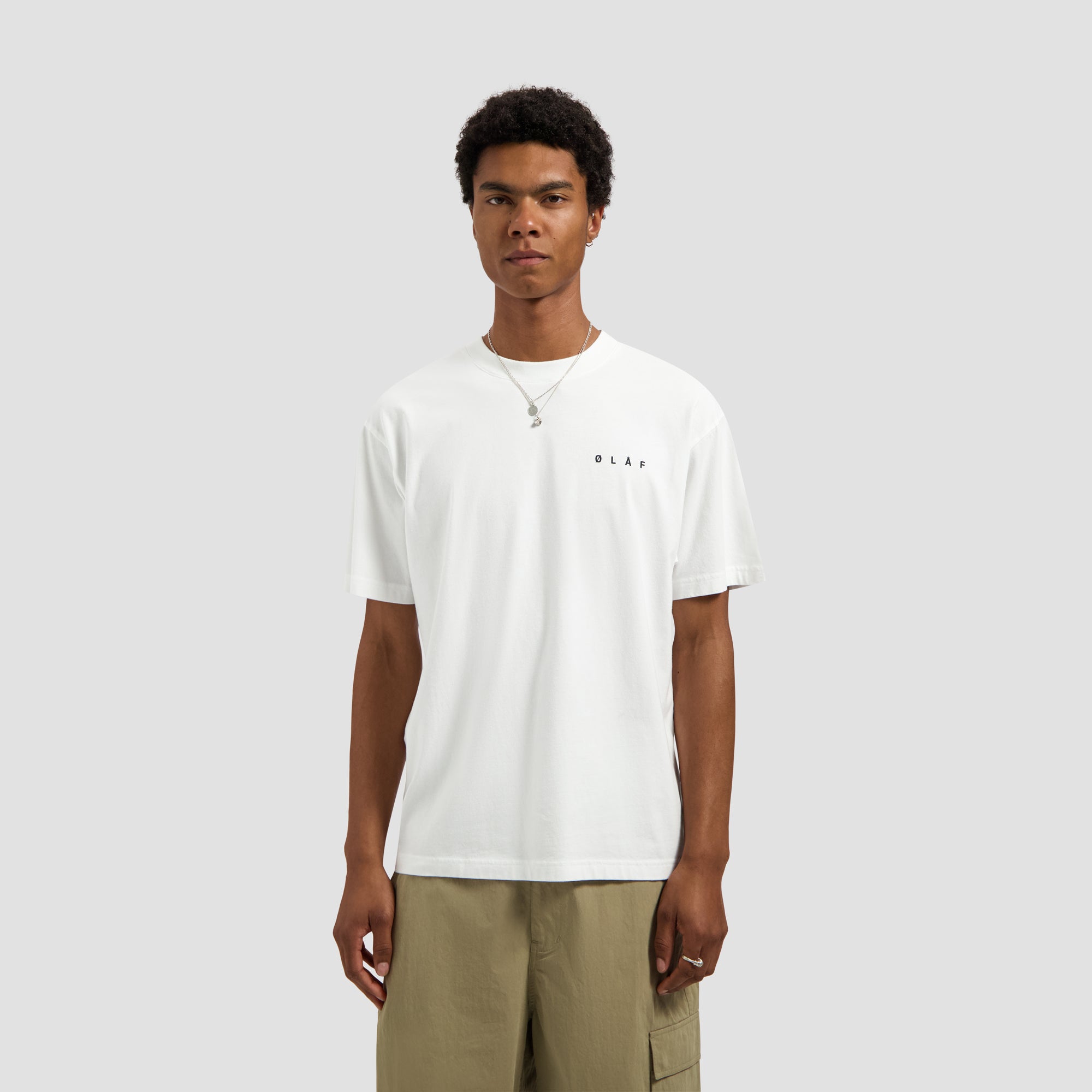 Paintbrush Graphic Tee - Optical White