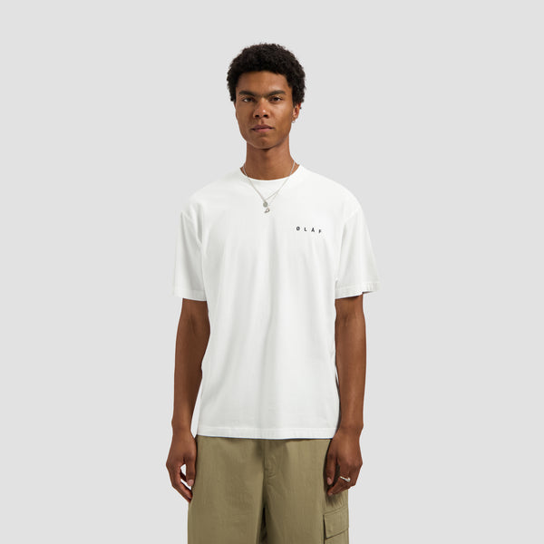 Paintbrush Graphic Tee - Optical White