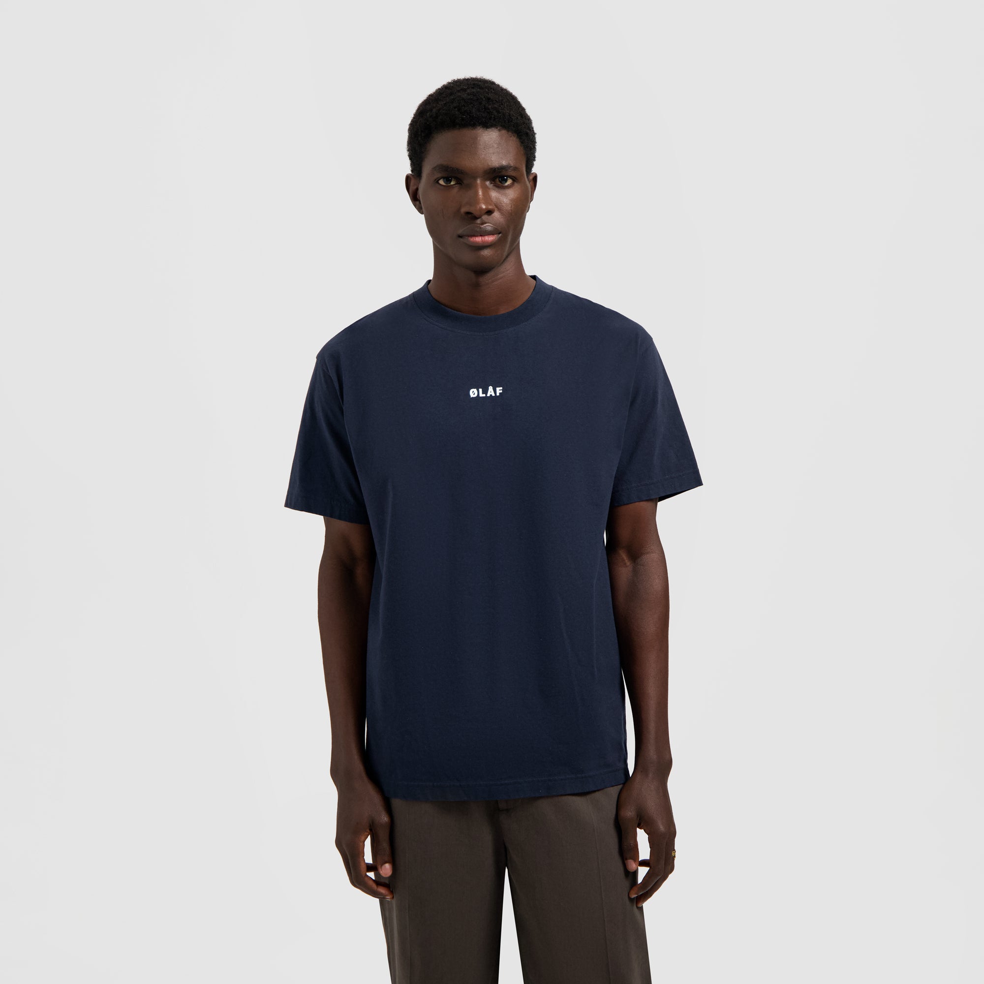 Block Tee - Navy