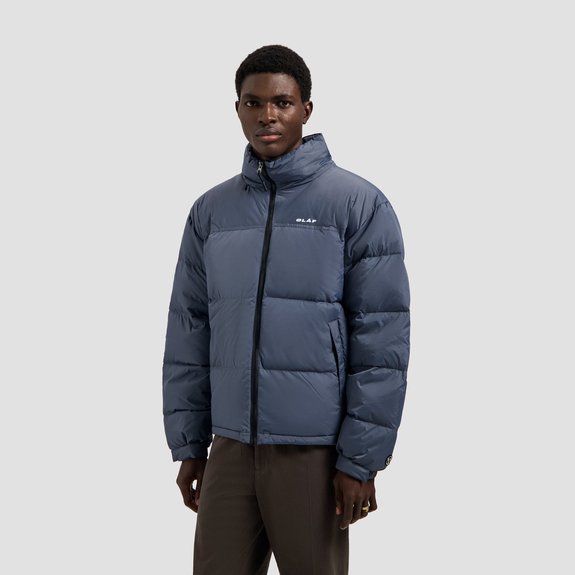 Puffer Jacket - Blue Slate
