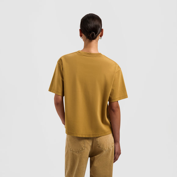 Retro Logo Boxy Tee - Medal Bronze