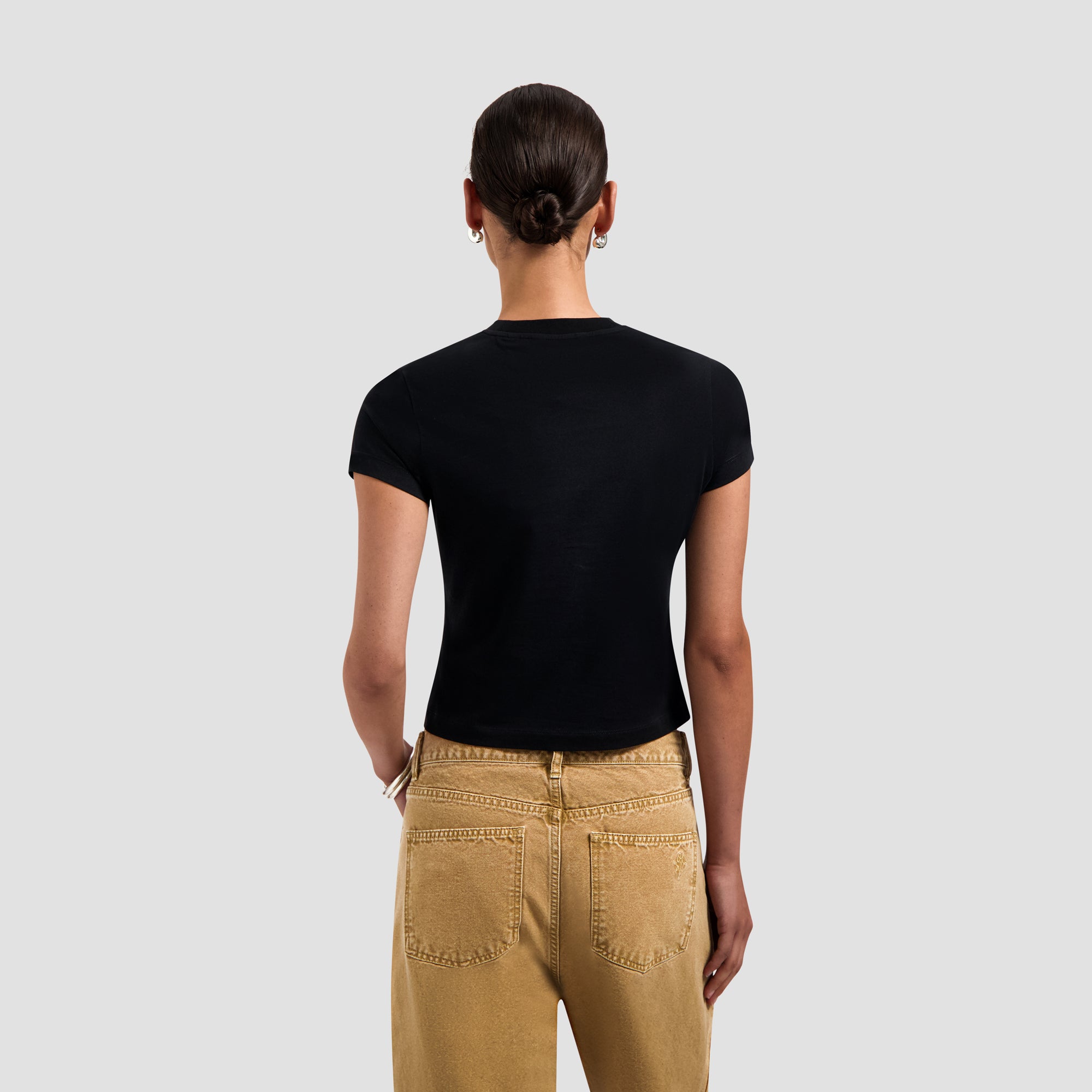 Olaf Tape Baby Tee - Black