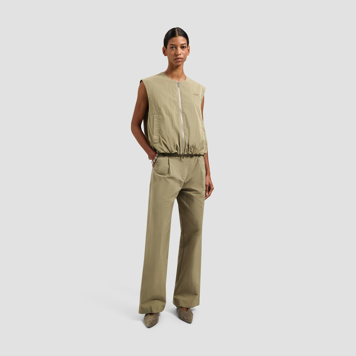 ZIP UP GILET | TREEHOUSE