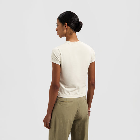 Olaf Tape Baby Tee - Cement