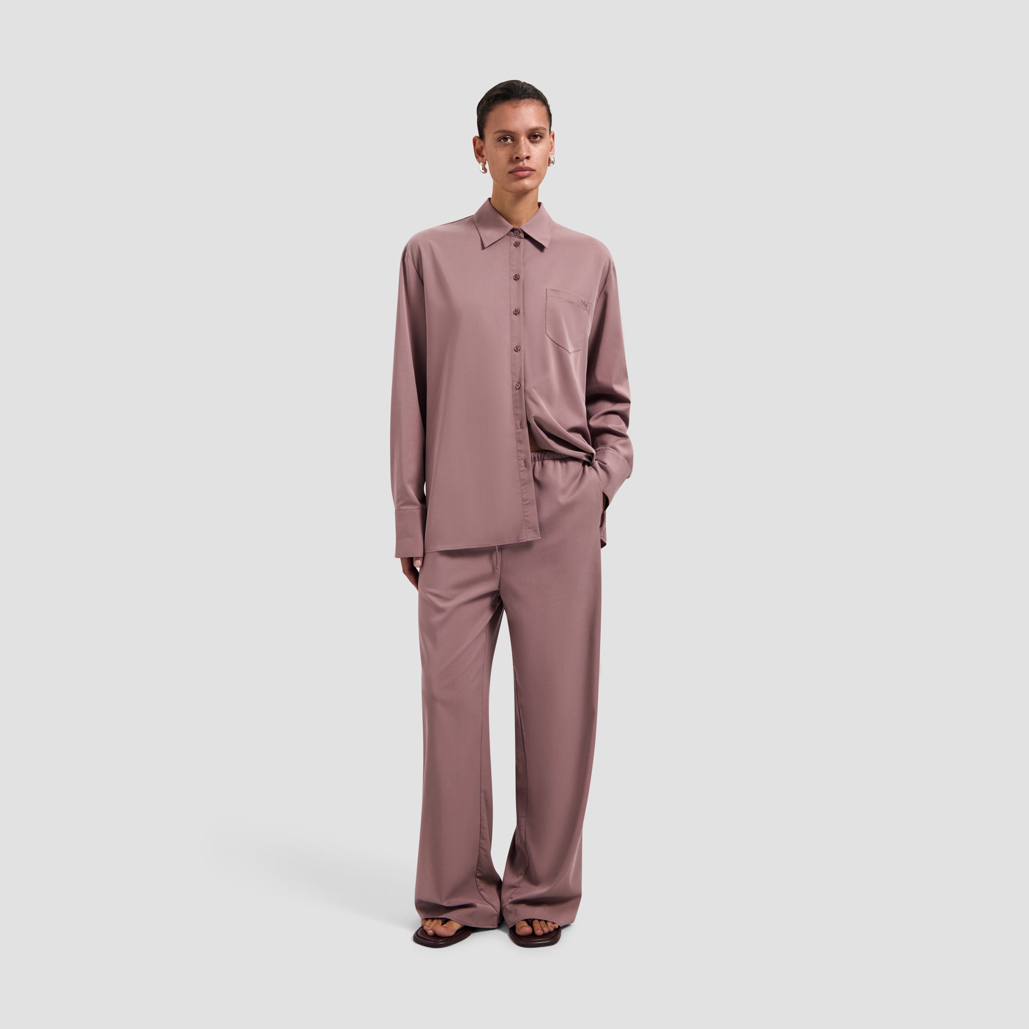 Drapey Pant - Twilight Mauve