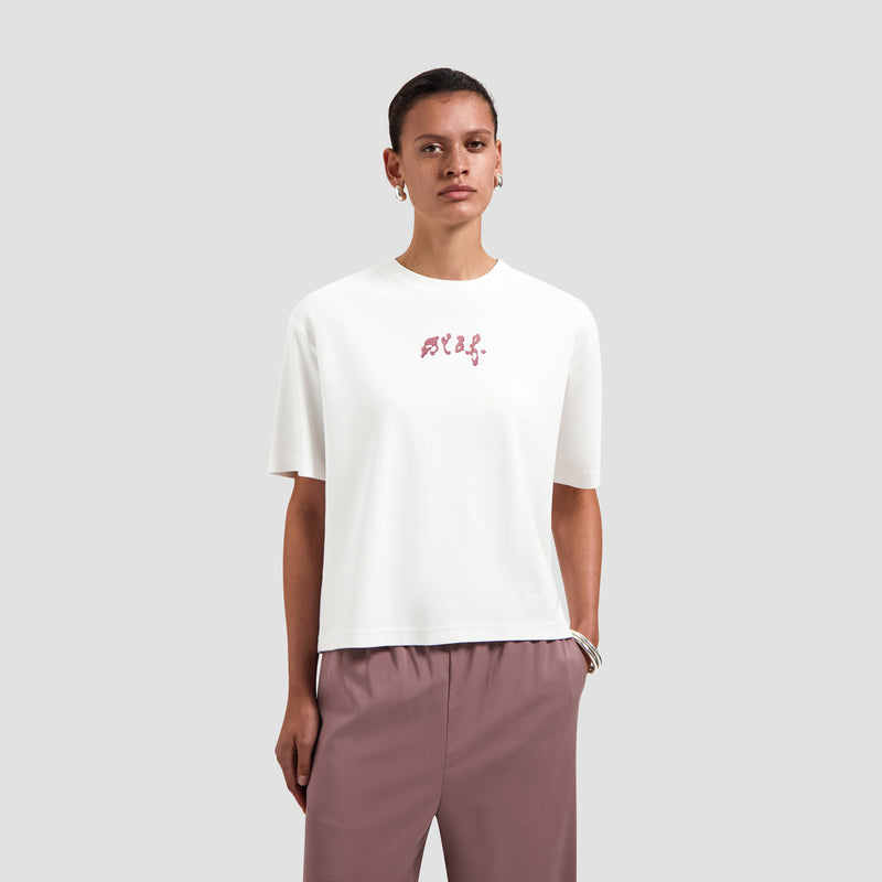 Painted Olaf Tee - Optical White