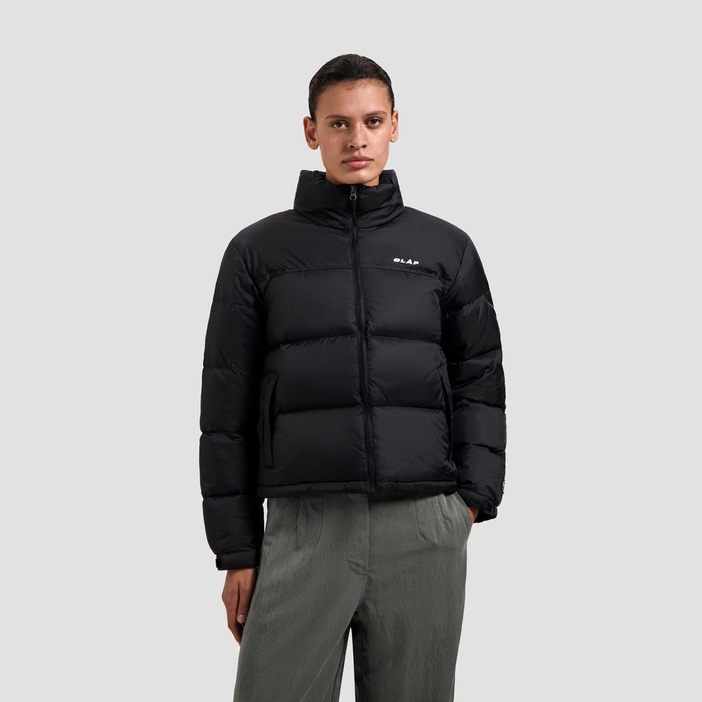 OLAF WMN PUFFER JACKET | BLACK
