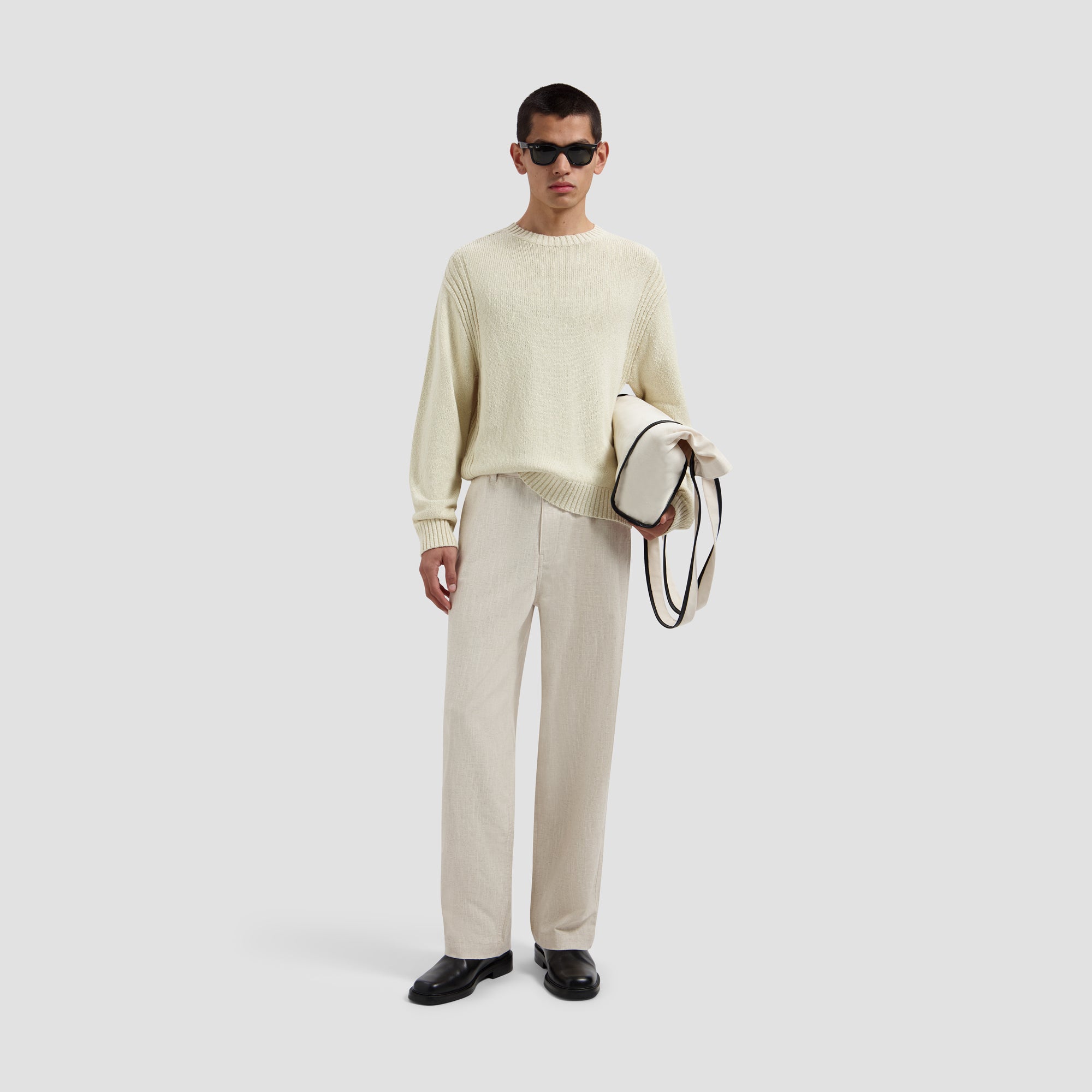 Essential Knitted Crewneck - Off-White