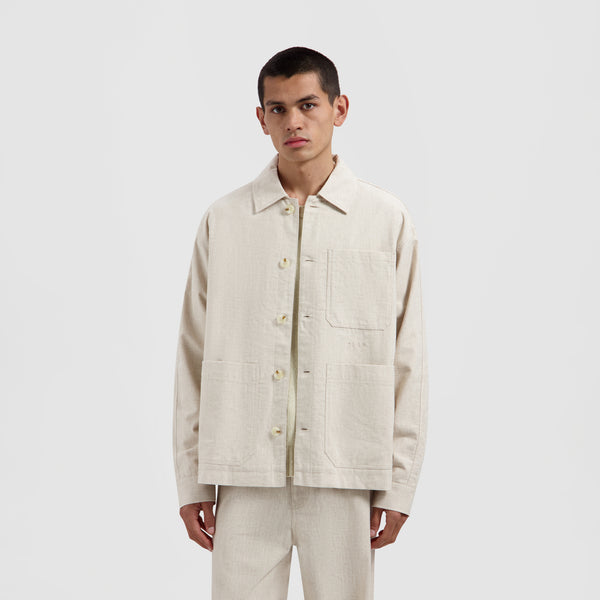 Linen Jacket - Cement