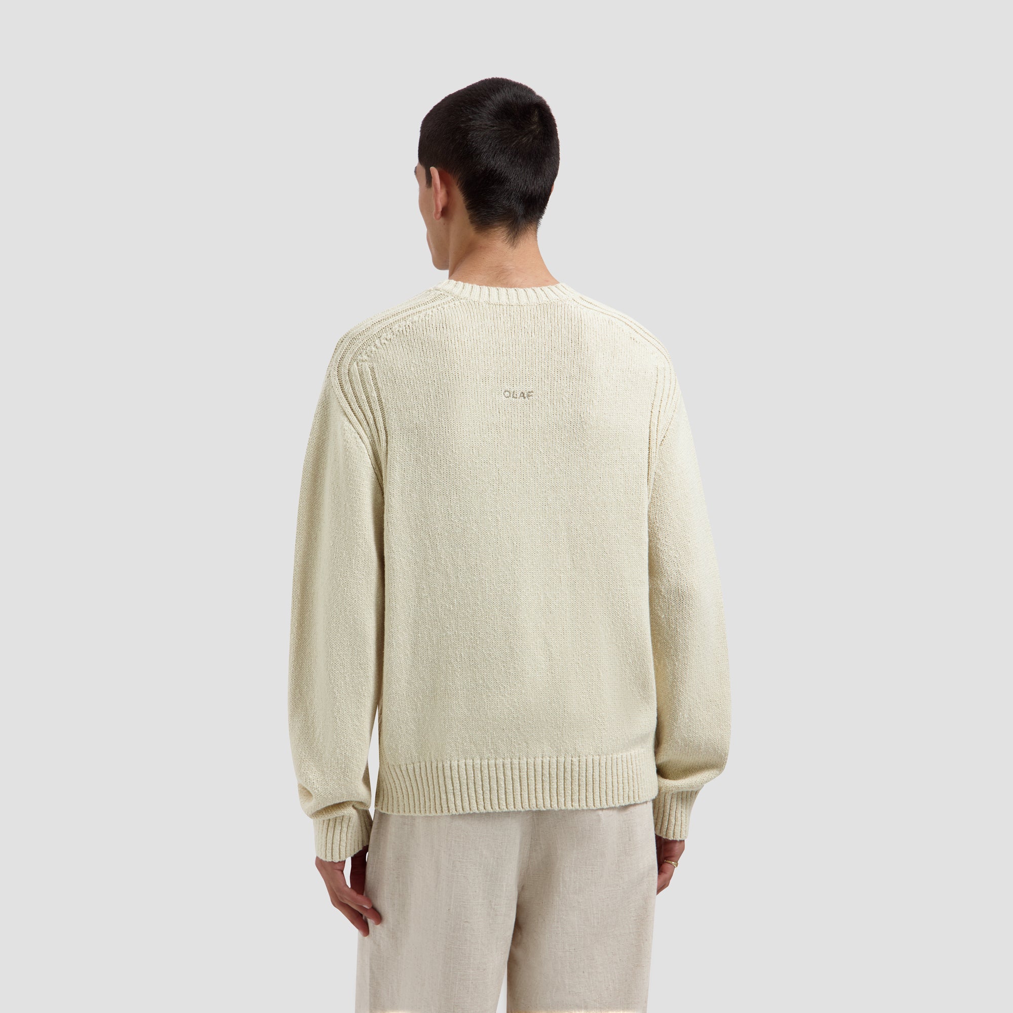 Essential Knitted Crewneck - Off-White
