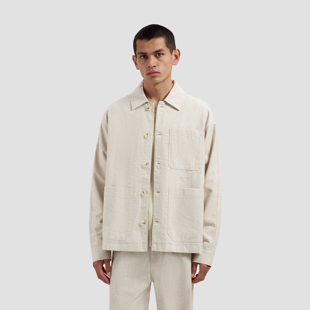 Linen Jacket - Cement
