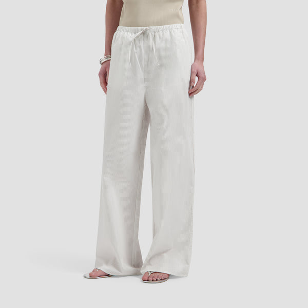 Stripe Drapey Pants - Off-White/Treehouse